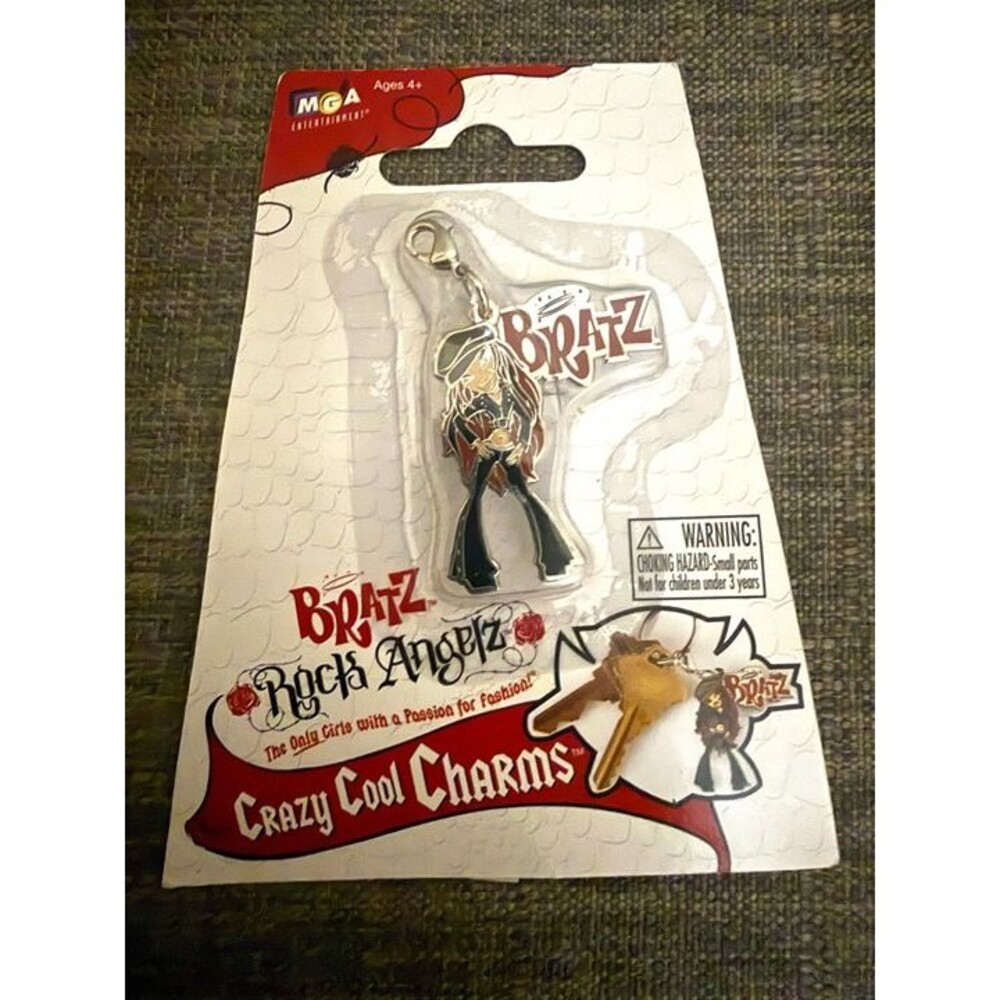 New MGA Bratz Rock Angelz "Roxxi" Crazy Cool Charms Keychain
